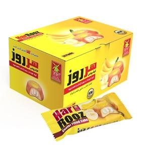 کیک موز دوقلو هر روز 60 گرم 36 عددی