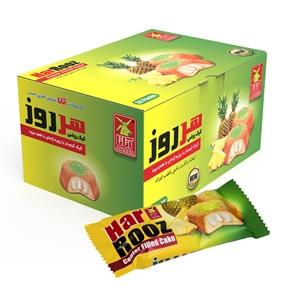 کیک آناناس دوقلو هر روز 60 گرم 36 عددی