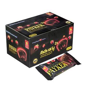 کیک کاکایویی با مغز توت فرنگی پای کیک 60 گرم 36 عددی