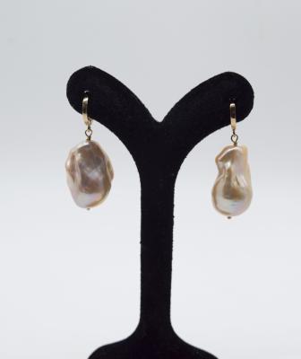 گوشواره مروارید باروک کد 677